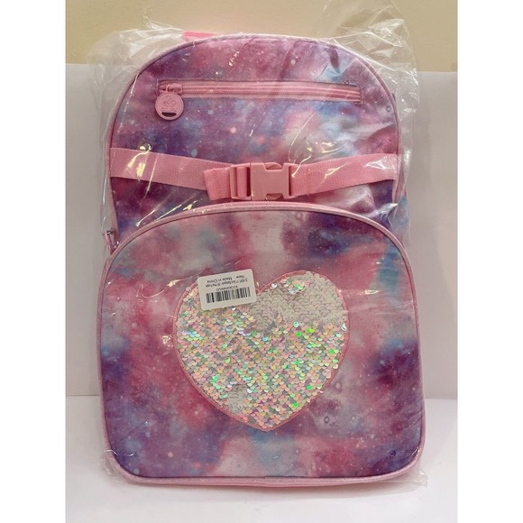3PCS Sequin Unicorn Backpack for Kids Bookbag and Lunch Box -NEW - Picture 6 of 6